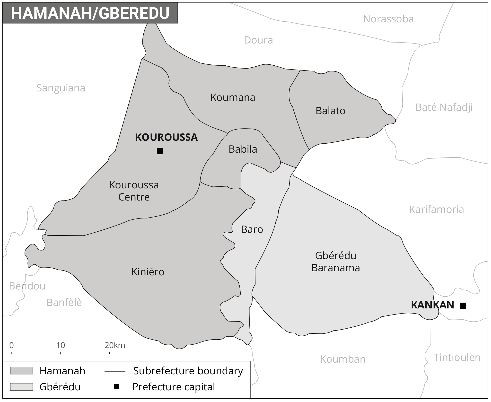 Map of the Hamanah:Gberedu region - Djembe Videos Map of the Hamanah:Gberedu region - Djembe Videos